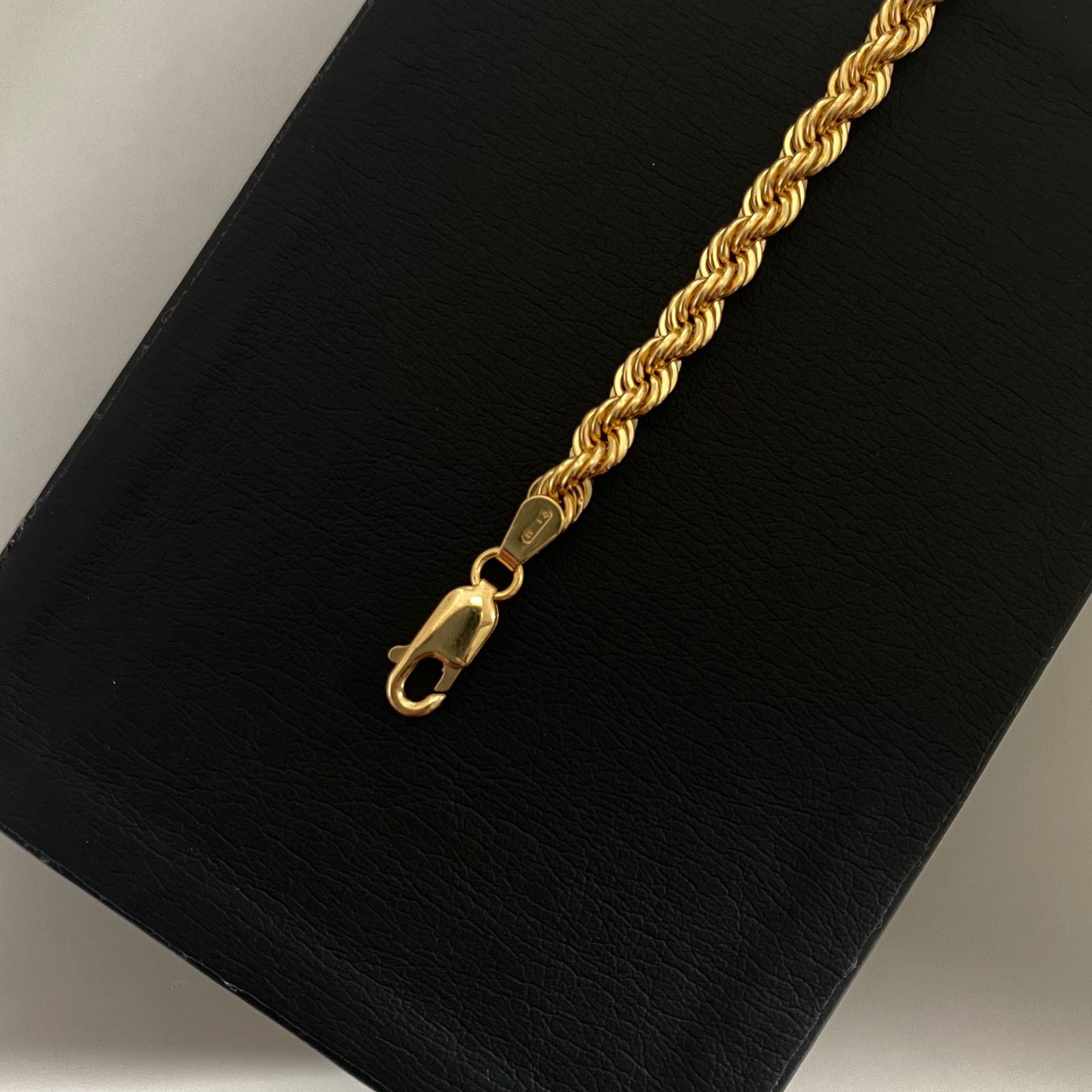 Pulso It lazo Oro amarillo 18k +1 / 4,8 Gr / 4,1 mm / 19,5 Cm